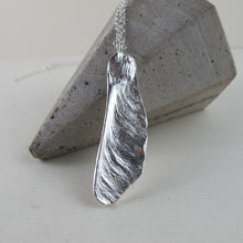 Load image into Gallery viewer, Extra large maple seed pod necklace from Victoria, BC - Swallow Jewellery