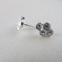 Load image into Gallery viewer, Honeycomb imprinted earring studs from Qualicum Falls, Vancouver Island - Swallow Jewellery