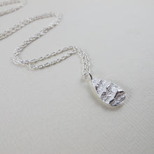 Load image into Gallery viewer, Port Renfrew coral imprinted necklace from Vancouver Island - Swallow Jewellery