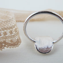 Load image into Gallery viewer, 1890&#39;s vintage French lace imprinted oval ring - Swallow Jewellery