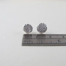 Load image into Gallery viewer, Coral imprinted earring studs from Tofino, Vancouver Island - Swallow Jewellery