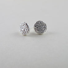 Load image into Gallery viewer, Coral imprinted earring studs from Tofino, Vancouver Island - Swallow Jewellery