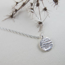 Load image into Gallery viewer, Arbutus bark imprinted necklace from Galiano Island, BC - Swallow Jewellery