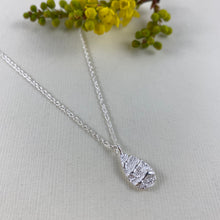 Load image into Gallery viewer, Port Renfrew coral imprinted necklace from Vancouver Island - Swallow Jewellery