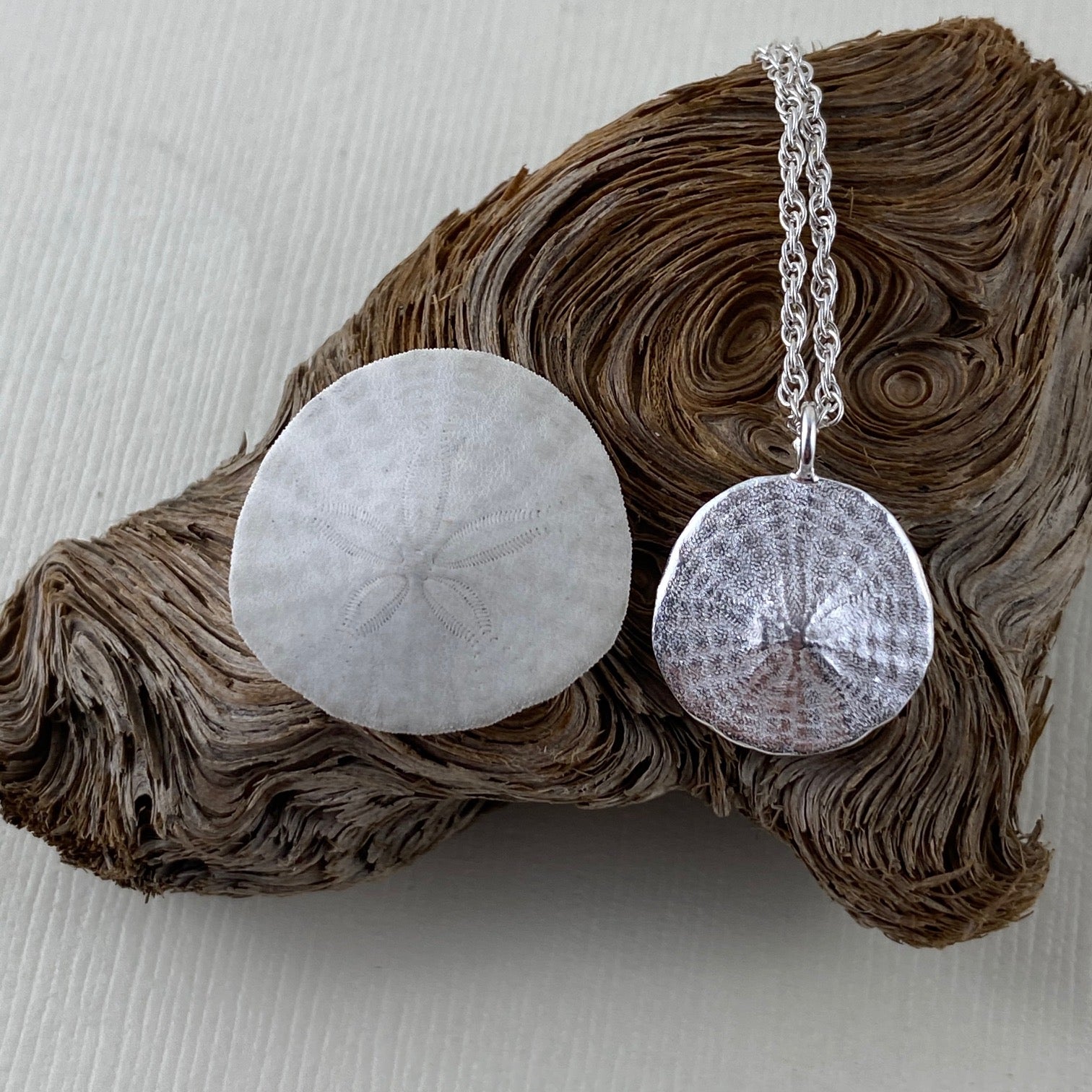 Sand Dollar Dove Necklace – Jewelry Studio of Wellfleet
