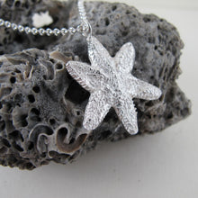 Load image into Gallery viewer, Starfish imprinted necklace from Parksville, Vancouver Island - Swallow Jewellery