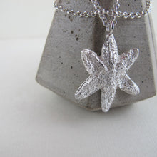 Load image into Gallery viewer, Starfish imprinted necklace from Parksville, Vancouver Island - Swallow Jewellery