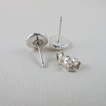 Load image into Gallery viewer, Barnacle imprinted earring studs from Kin Beach, Vancouver Island - Swallow Jewellery