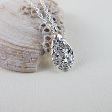 Load image into Gallery viewer, Whale bone imprinted short necklace from Victoria, BC - Swallow Jewellery