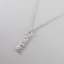 Load image into Gallery viewer, Salt Cedar flower imprinted necklace from Victoria, BC - Swallow Jewellery