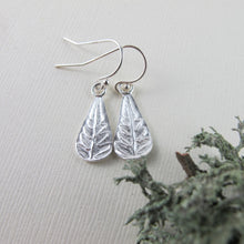 Load image into Gallery viewer, Rainforest fern dangle earrings from the Tonquin Trail in Tofino, BC - Swallow Jewellery