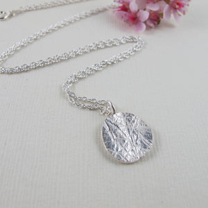 Single charm palm print necklace - gift package available! - Swallow Jewellery