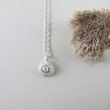 Load image into Gallery viewer, Single barnacle imprinted necklace from Middle Beach, Tofino by Swallow Jewellery