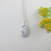 Load image into Gallery viewer, Seaweed imprinted short necklace from Dallas Road, Victoria - Swallow Jewellery