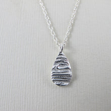 Load image into Gallery viewer, Arbutus bark imprinted necklace from Galiano Island, BC - Swallow Jewellery