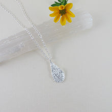 Load image into Gallery viewer, Coral imprinted long necklace from Tofino, Vancouver Island - Swallow Jewellery