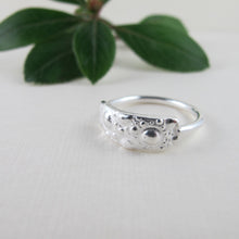 Load image into Gallery viewer, Sea Urchin imprinted ring from MacKenzie Beach, Tofino - Swallow Jewellery