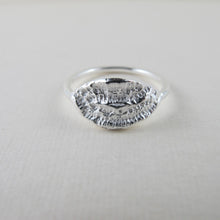 Load image into Gallery viewer, Coral imprinted ring from Port Renfrew, Vancouver Island - Swallow Jewellery