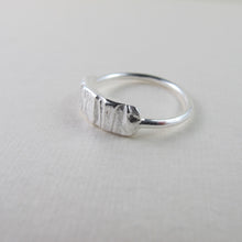 Load image into Gallery viewer, Arbutus bark imprinted ring from Galiano Island - Swallow Jewellery