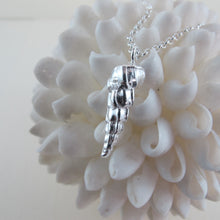 Load image into Gallery viewer, Spiral Shell imprinted short necklace from Bear Beach, Jaun de Fuca Trail by Swallow Jewellery