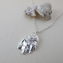 Load image into Gallery viewer, Oyster shell imprinted long necklace from Saltspring Island