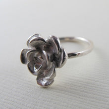 Load image into Gallery viewer, Succulent imprinted ring from Victoria, BC - Swallow Jewellery